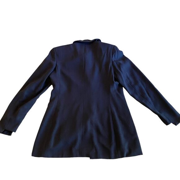EUC Dark Blue Blazer by Canadian Designer Eldean - Picture 7 of 10